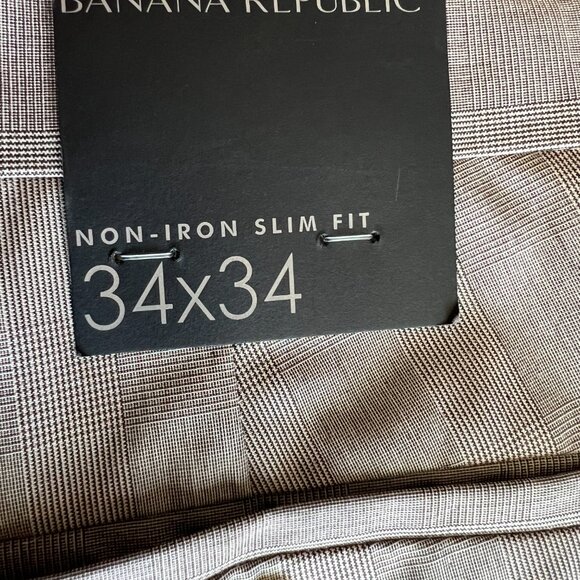 NWT | Banana Republic Flat Front Tailored Dress Pants - Picture 2 of 6